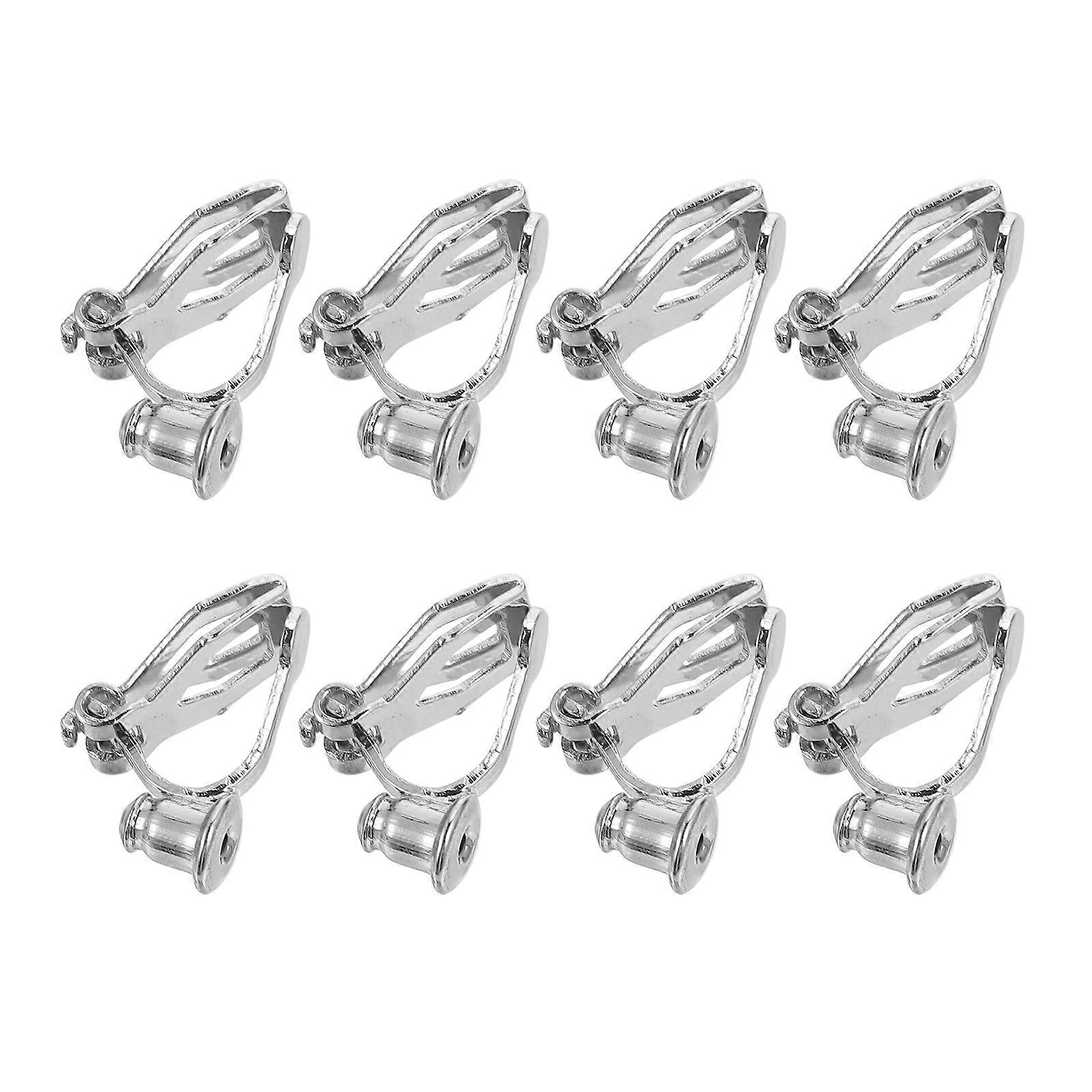 Clip-on Earring Base for Decoration with 56Pcs Safe Ear Clips