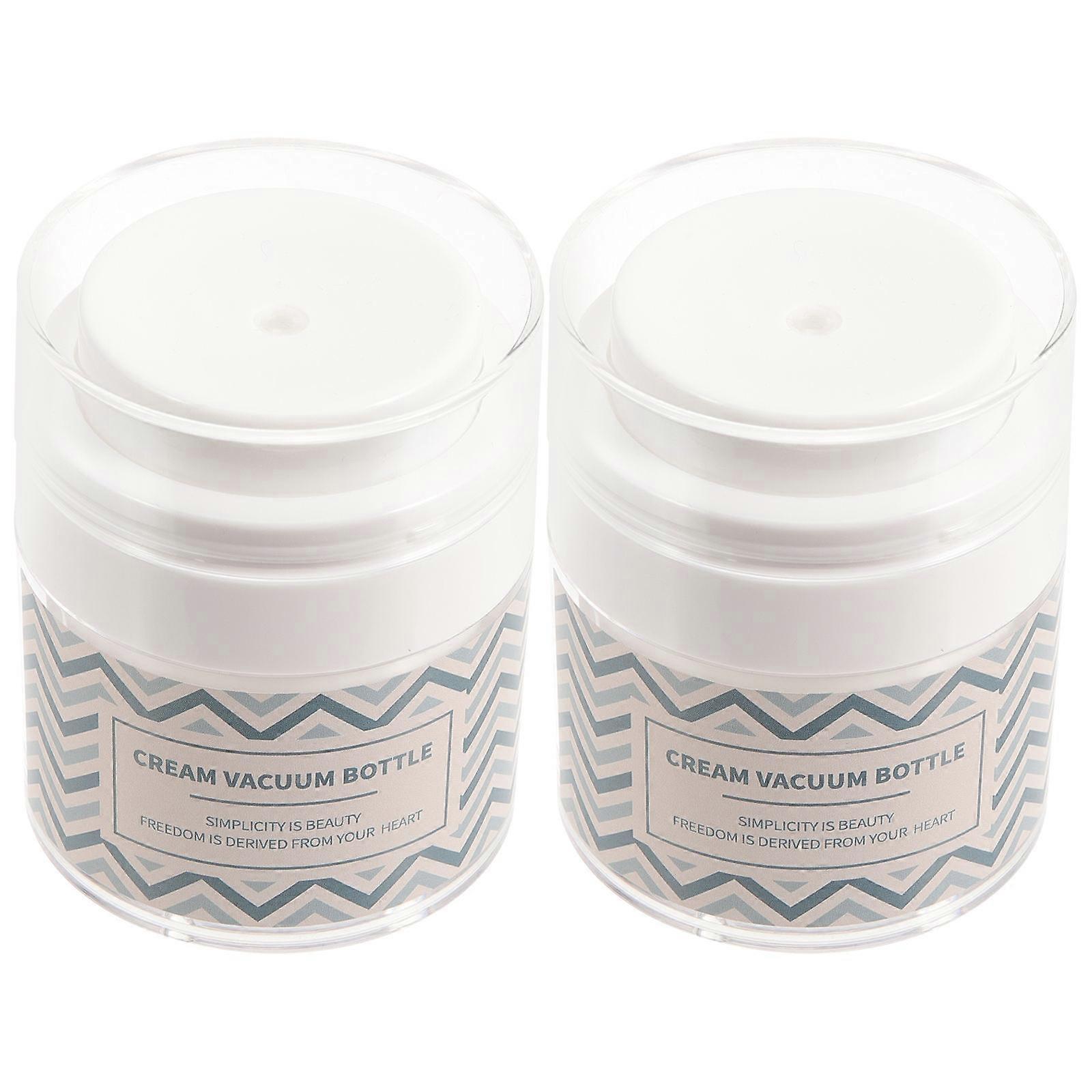 Cream Container Vacuum Bottle for Refillable Cosmetic Use 4Pcs