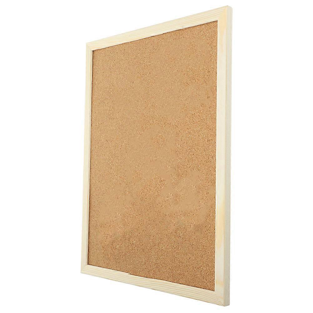 Brown Decorative Cork Board Bulletin Board for Office Use 2Sets Household Message