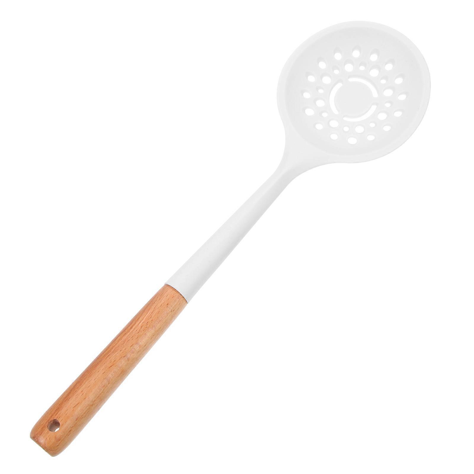 Multifunctional Silicone Skimmer Spoon for Cooking Use 5Pcs Kitchen Colander