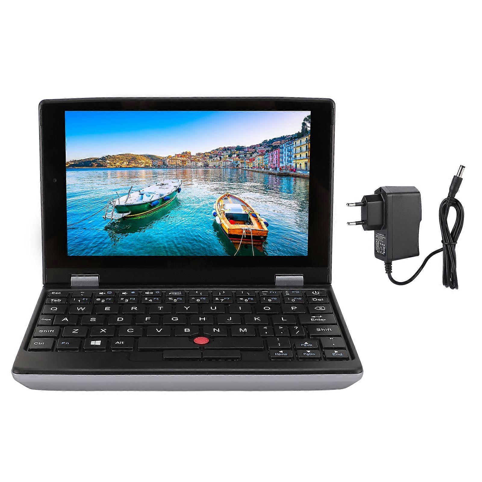 Notebook PC 7 Inch 12GB Plus 256GB SSD Large Capacity USB3.0 2MP HD Front Camera Portable Touch Screen Laptop EU Plug