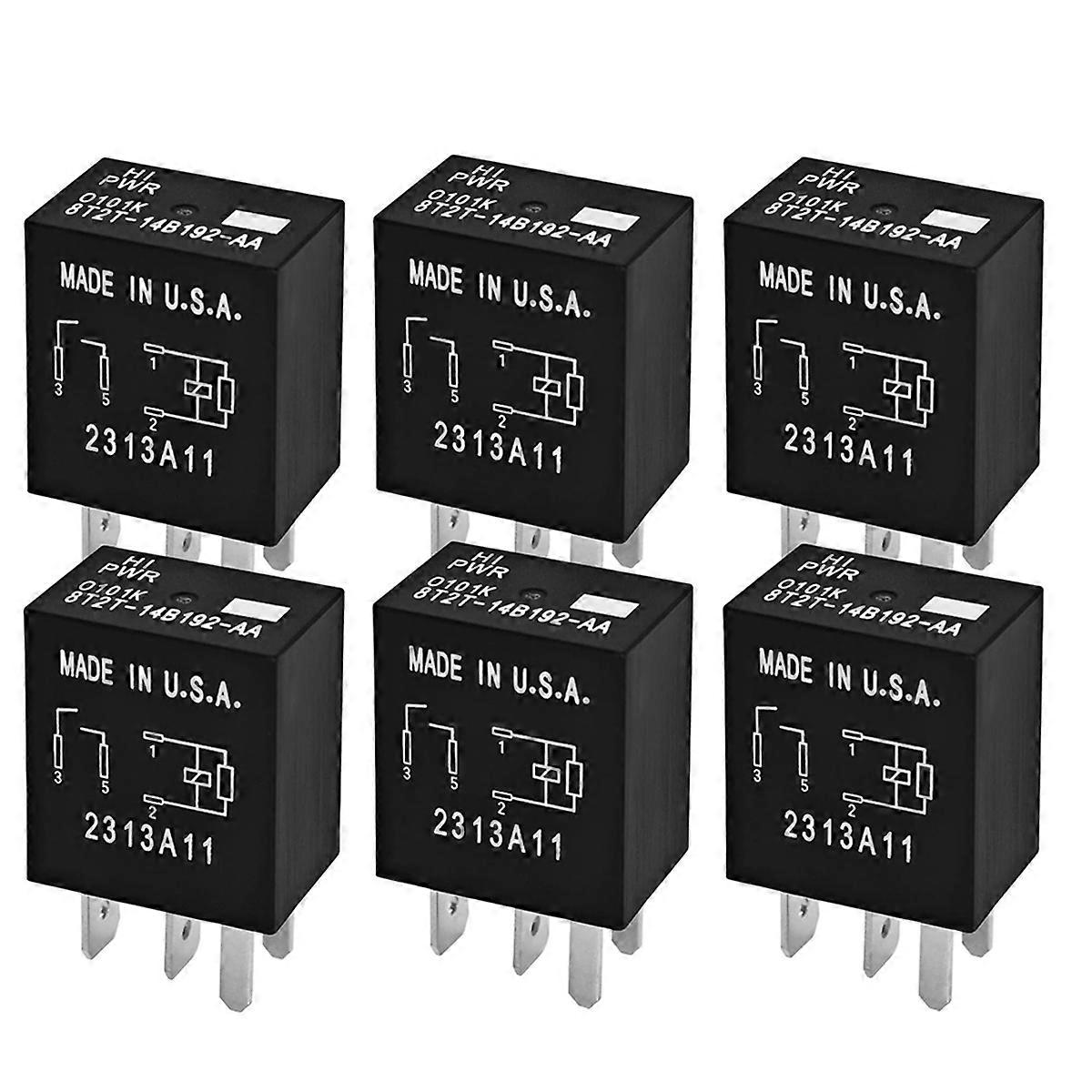 6PCS relay for 