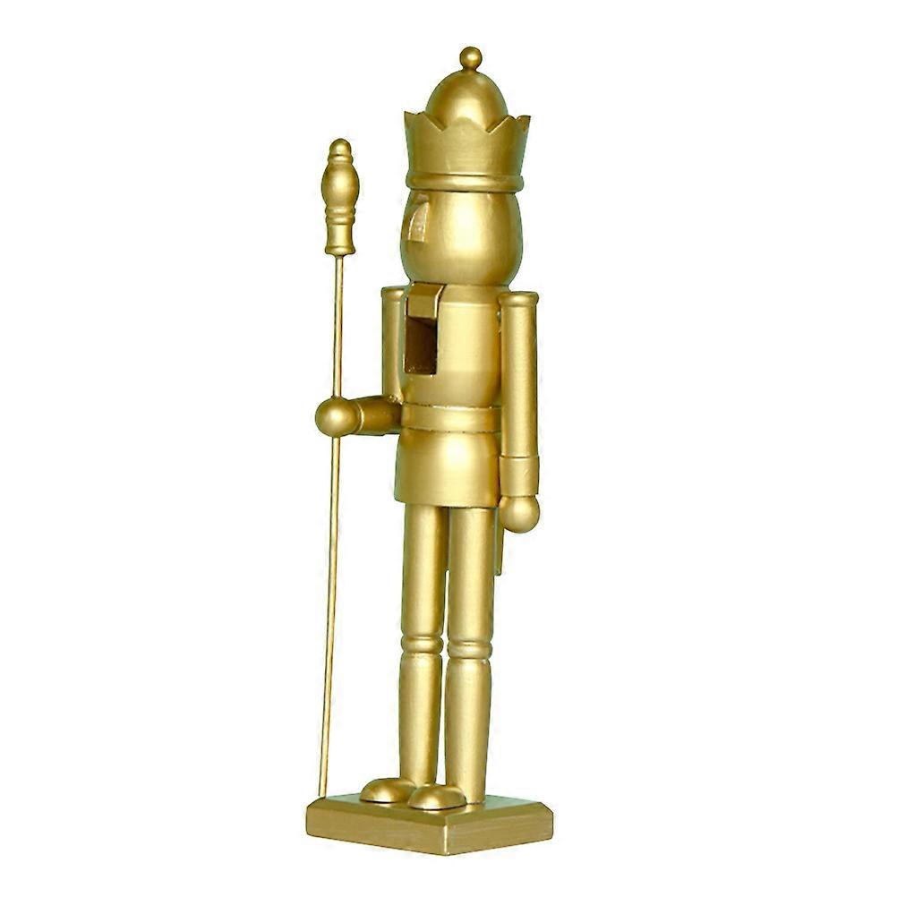 Nutcracker King Wooden Decor for Christmas 2Pcs Ornament