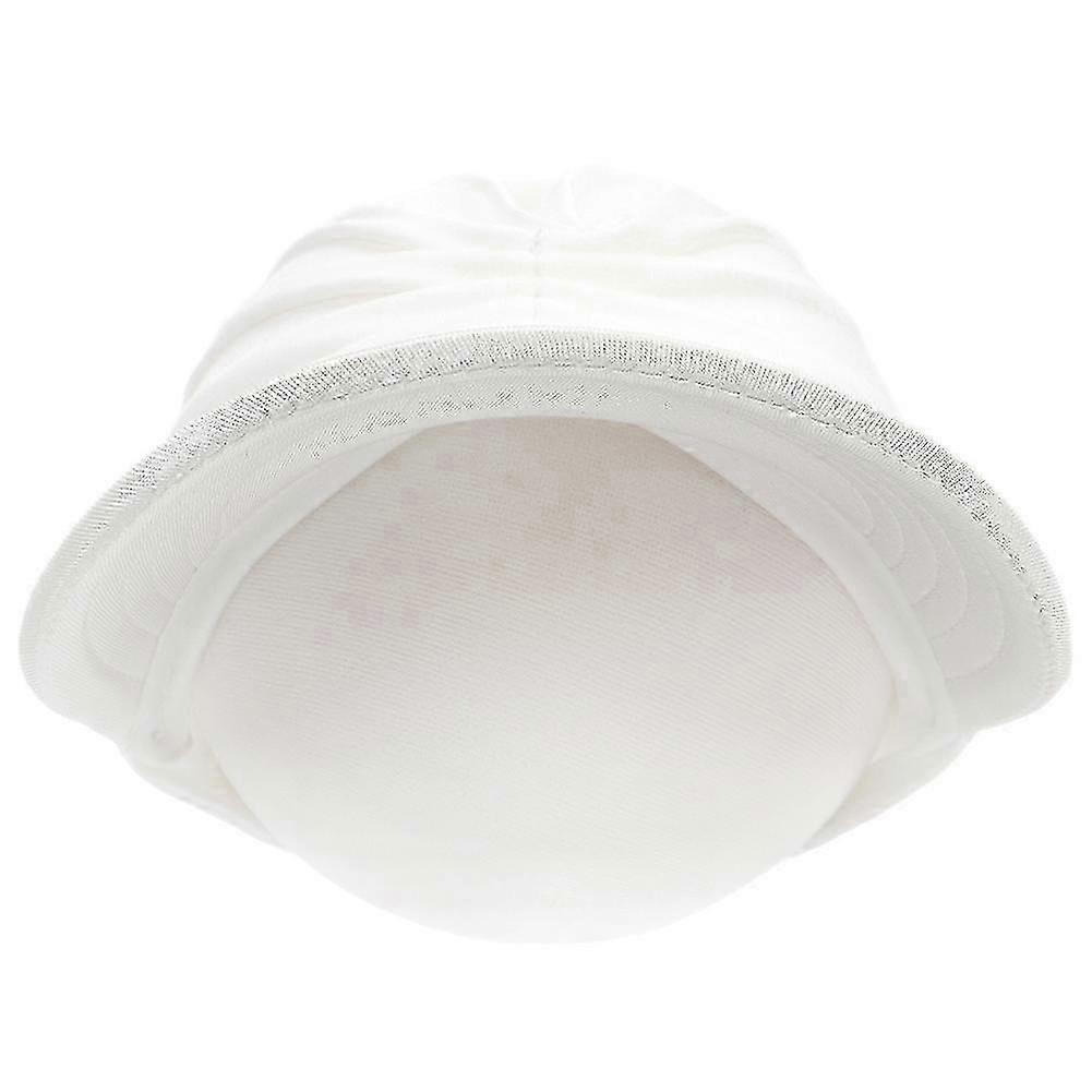 Breathable Empty Top Cap Kids Sun Hat Big Brim Iridescent Polyester Beach Visor