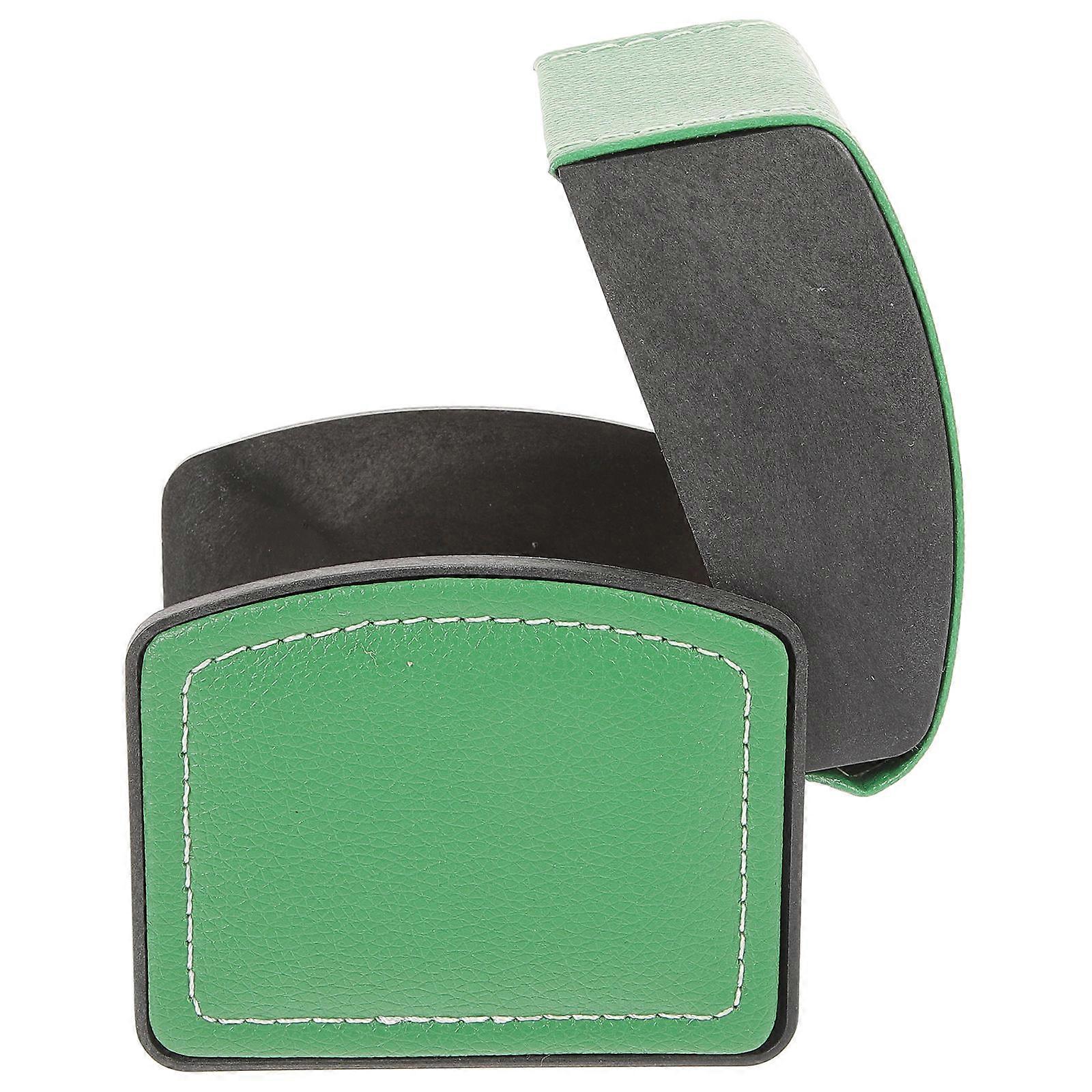 Watch Box Portable Watch Display Case for Storage 4Pcs Green PU