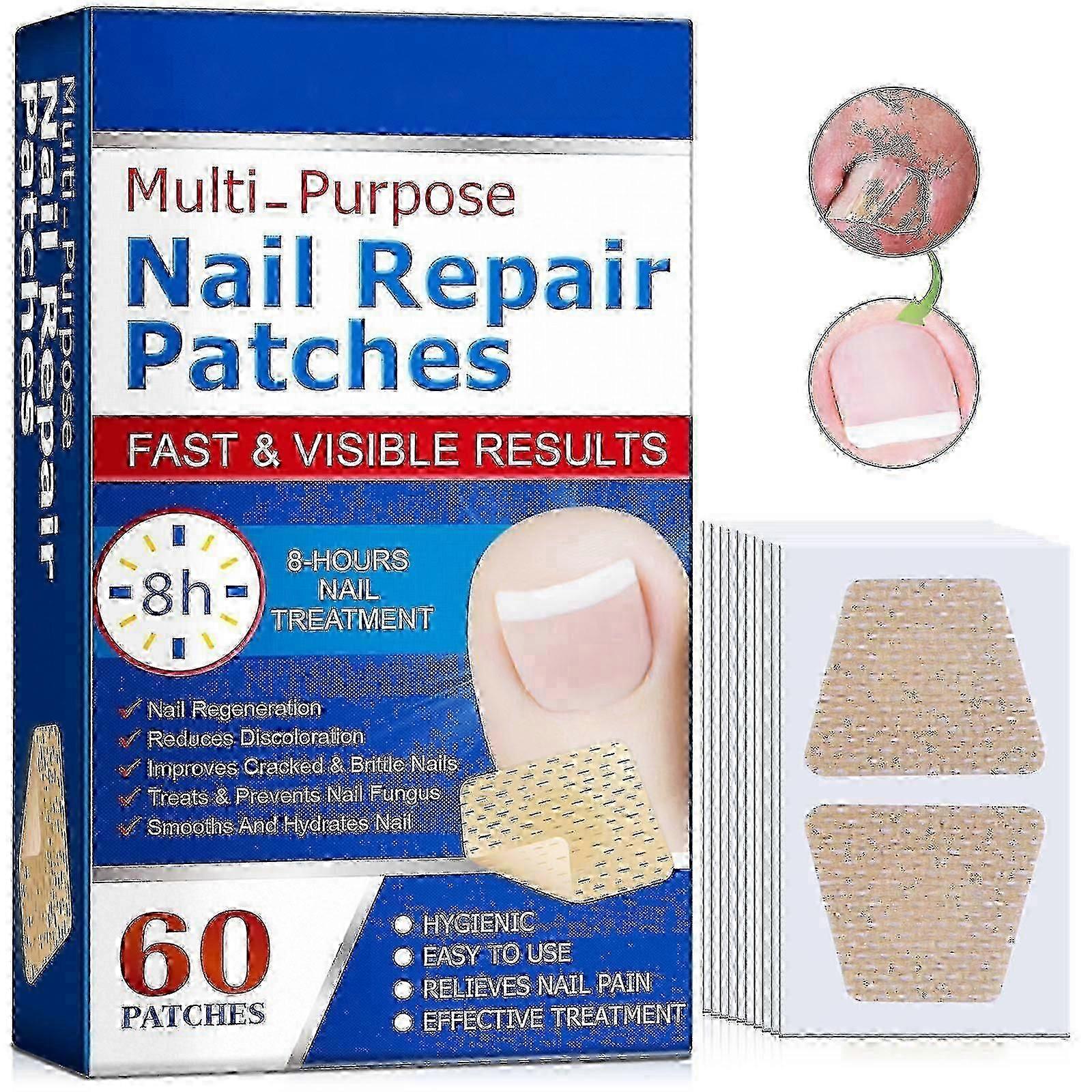 Extra Starka Nagelreparationsplåster - Vattentät Andningsbar Behandling För Nagelsvamp, Split Nails