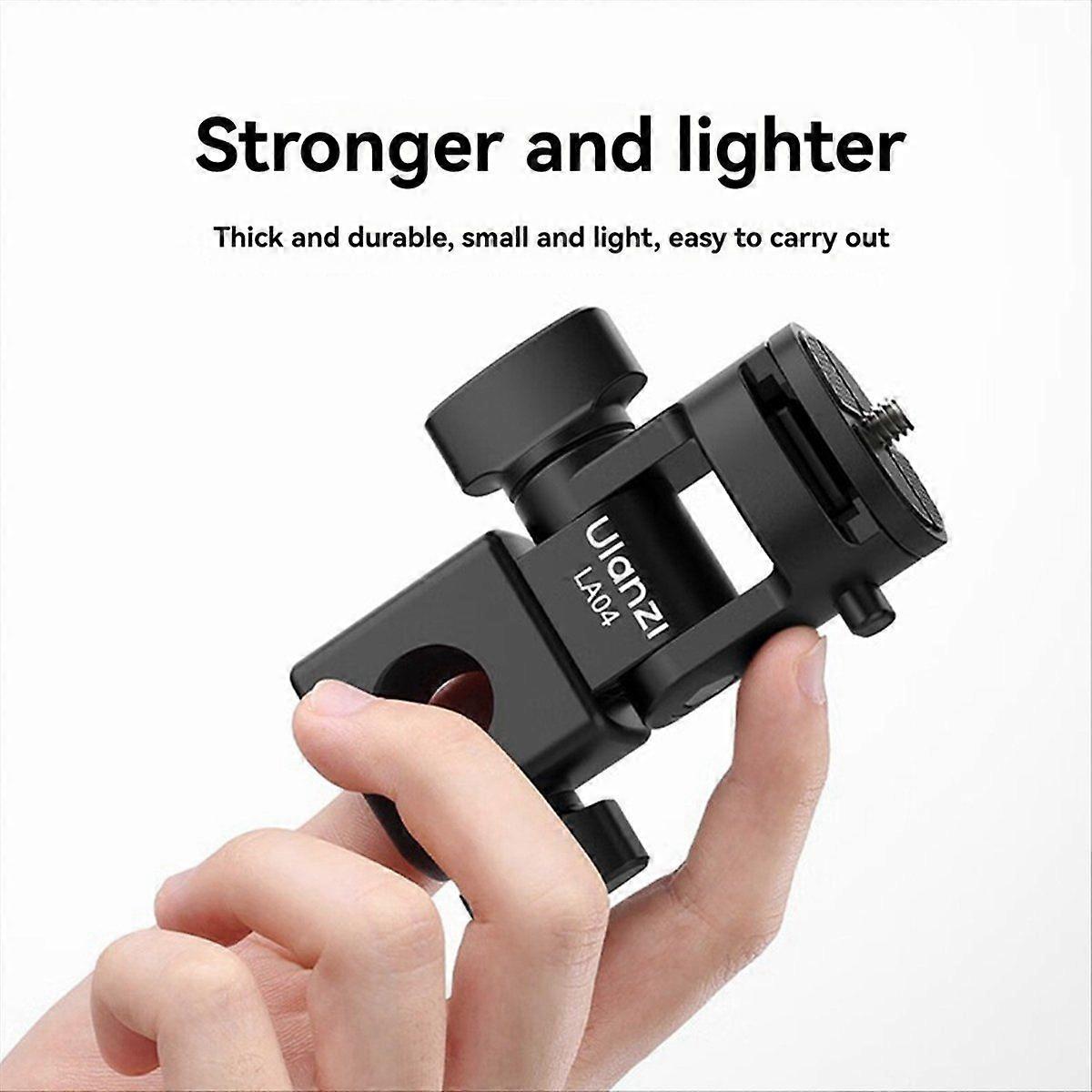 LA04 Light Stand Adapter Angle-Adjustable, Fit for Camera