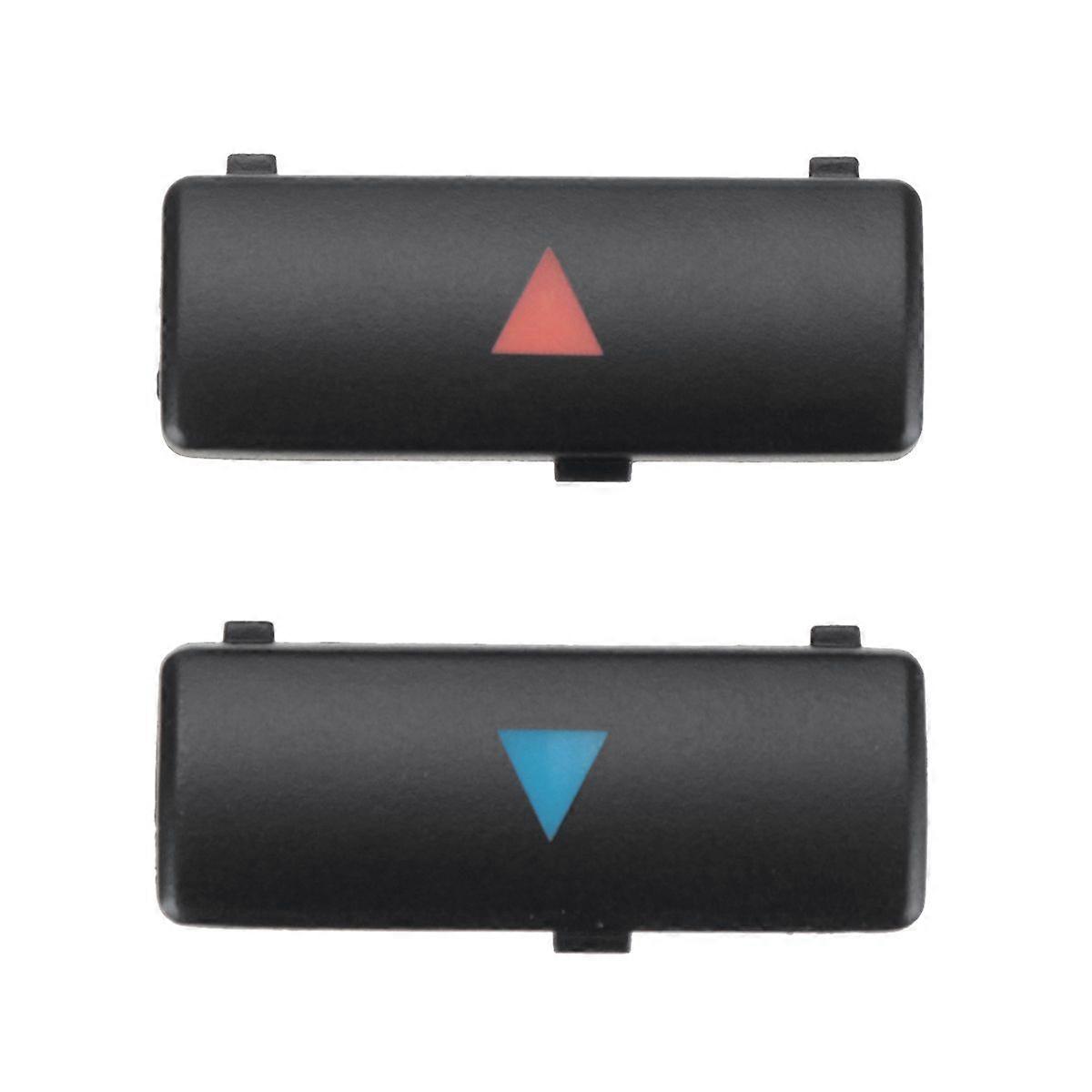 2Pcs Car Air Conditioner a / C Temperature Control Panel Switch Button Key Cover for X5 E39 E53 525I 530I 540I M5 64116924315