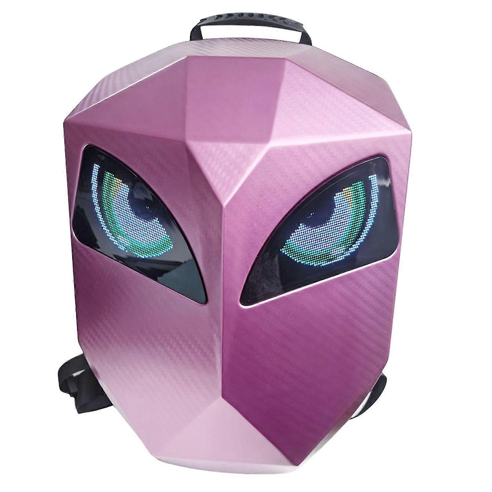 LED Backpack Comfort DIY Programming Laptop Backpack for Cycling Camping Men Black HOT