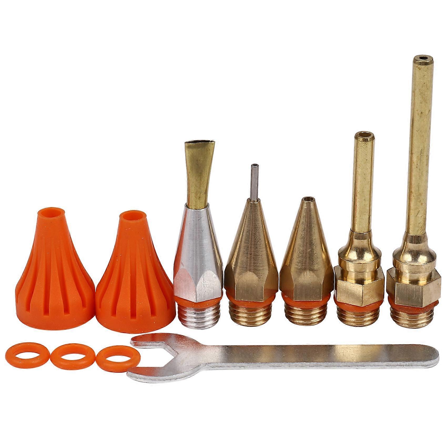 11Pcs Glue Copper Nozzle Small-Bore Large Diameter Hot Melt Glue