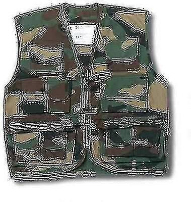 キッズマルチポケットウエストコートベスト陸軍制服