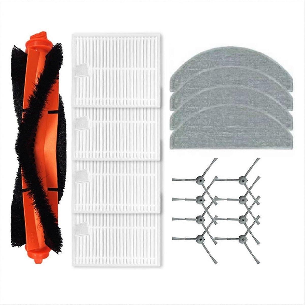 Replacement Washable Main Brush Side Brush Filter Mop Cloth