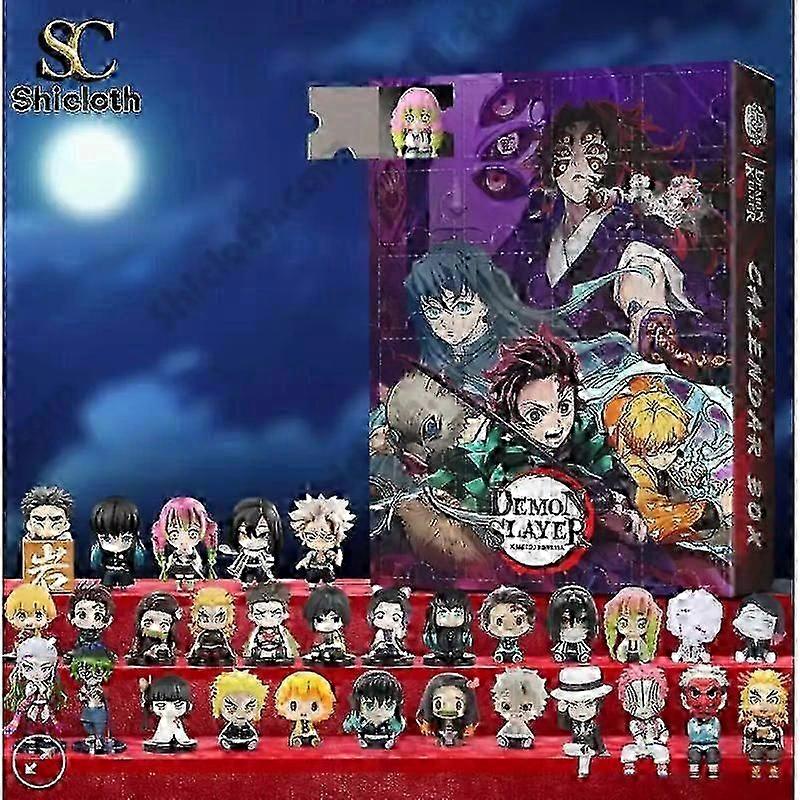 2025 suitable for 1-3X Demon Slayer Christmas Advent Calendar Blind Box-jc