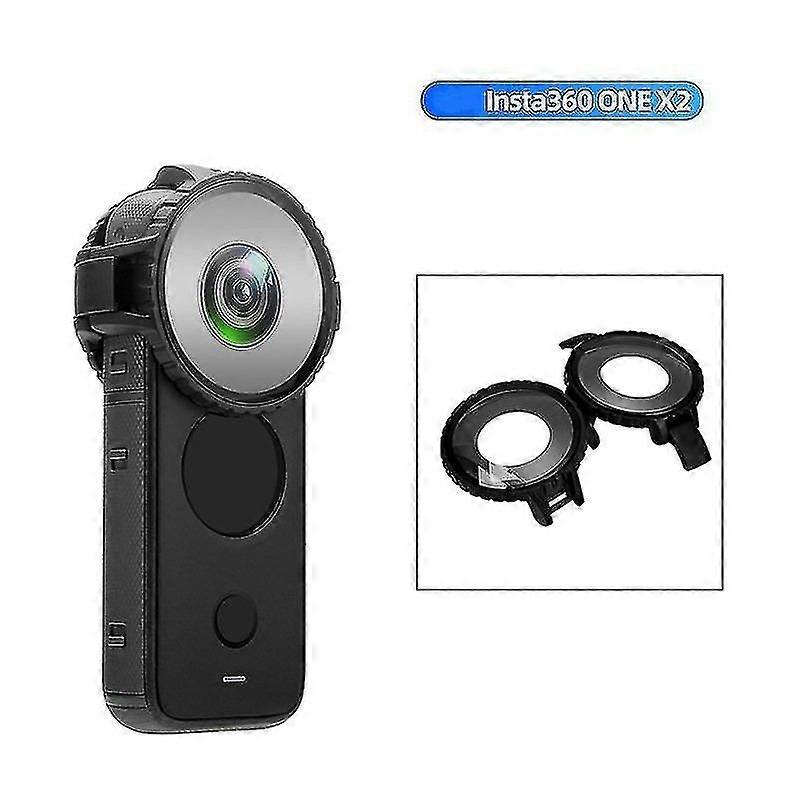 Insta360 ένας X2 dust-proof προστατευτικός φακός γρατσουνιές-ανθεκτικοί πανοραμικοί προστατευτές φακών φωτογραφικών μηχανών 10meters αδιάβροχος φακός