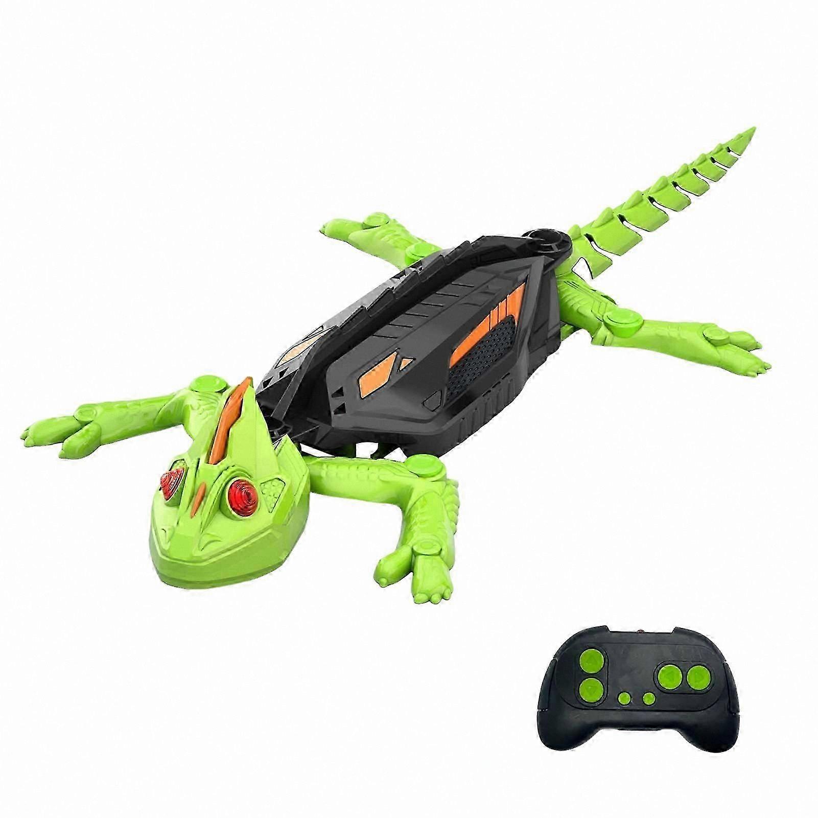 Remote Control Gecko Toy with Lights, Realistic Wall Climbing RC Robot, Ideal Birthday Gift for Kids 3 and Up