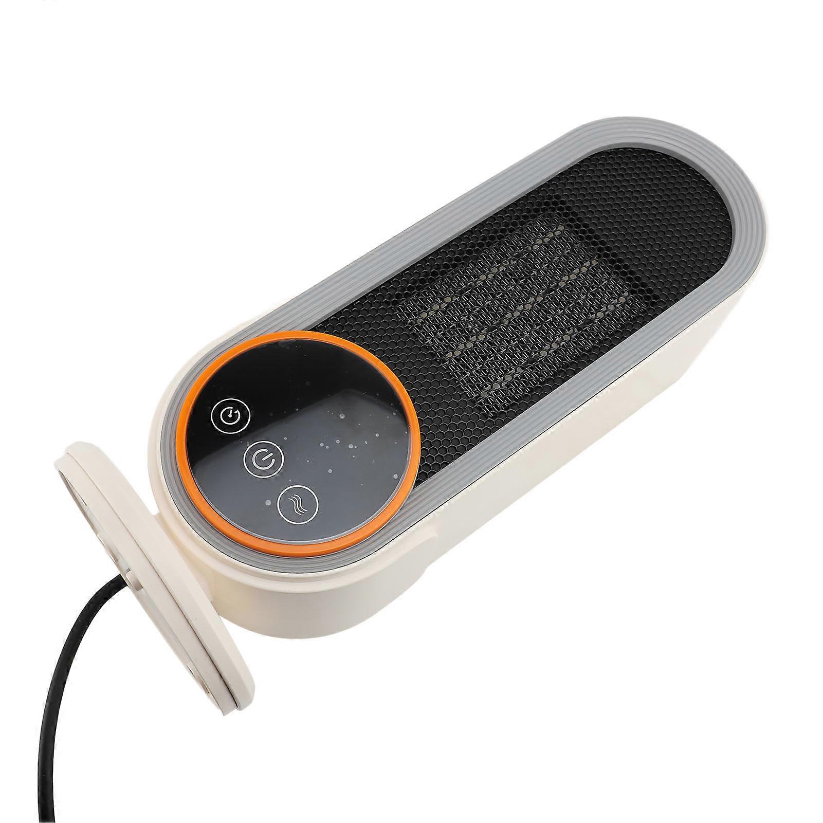 Space Heater 1200W Ceramic PTC Fast Heating Adjustable Portable Desktop Electric Heater with Timer Remote Control for Bedroom Office Indoor Use US Pl