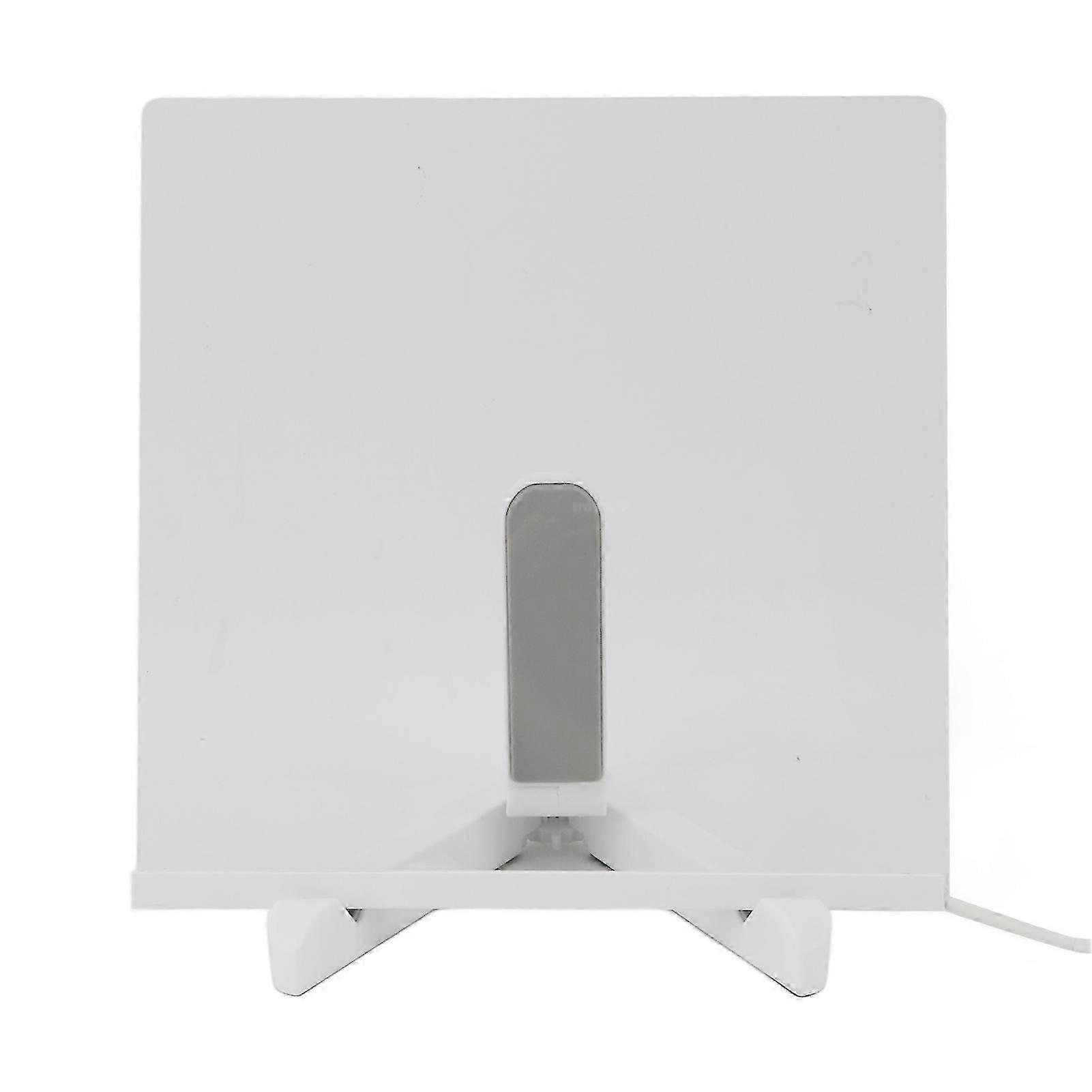 Tableau de notes effaçable à sec en acrylique LED avec support, 7 stylos colorés et 2 chiffons d’essuyage