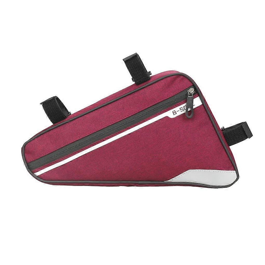 Bicycles Front Tube Frame Storage Bag Triangular Pouch for Keys Wallet Phone Portable Saddle Holder Outdoor