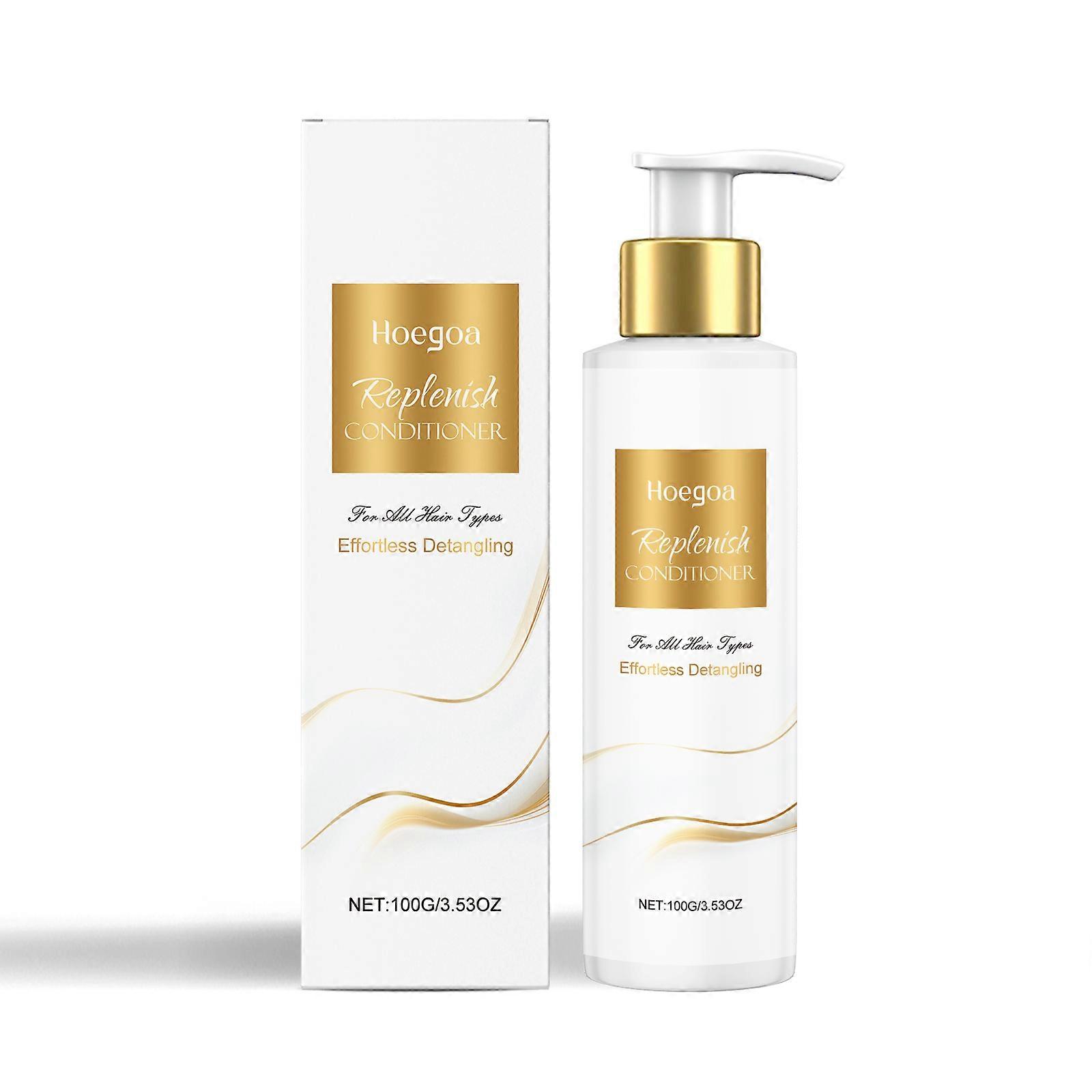 Hoegoa Moisturizing And Nourishing Conditioner Is A Daily Care Product For Dry And Frizzy Hair, Making It Shiny And Smooth And Light