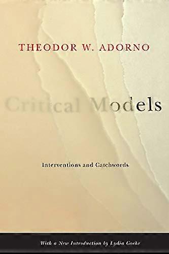 Critical Models: Interventions and Catchwords
