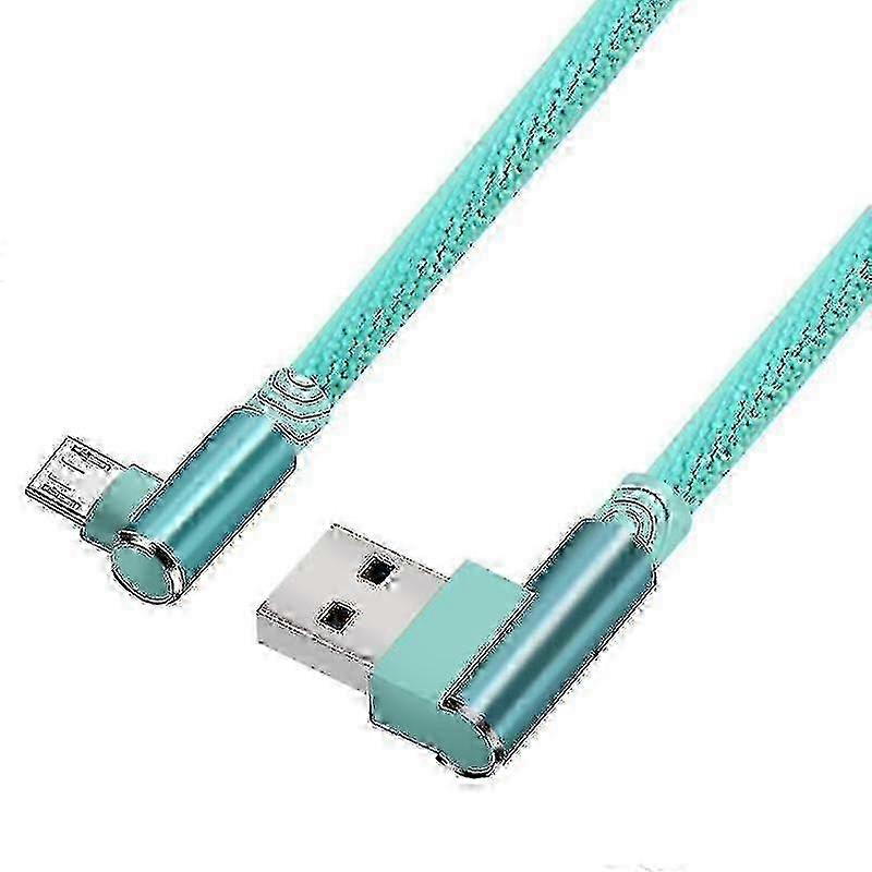 90-Degree Angle Micro USB Charging Cable with 1m 2m and 3m Lengths for Android Devices by TAO