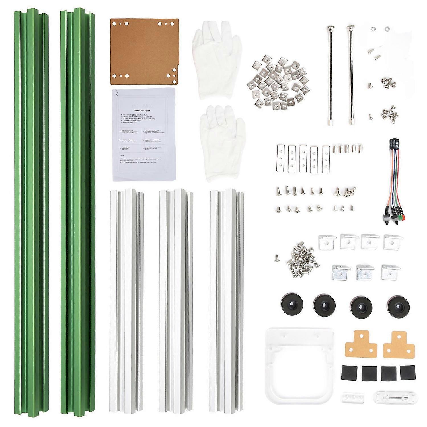 ITX Computer Open Case Bracket Good Heat Dissipation Split Hardware Structure Aluminum Alloy DIY Bar