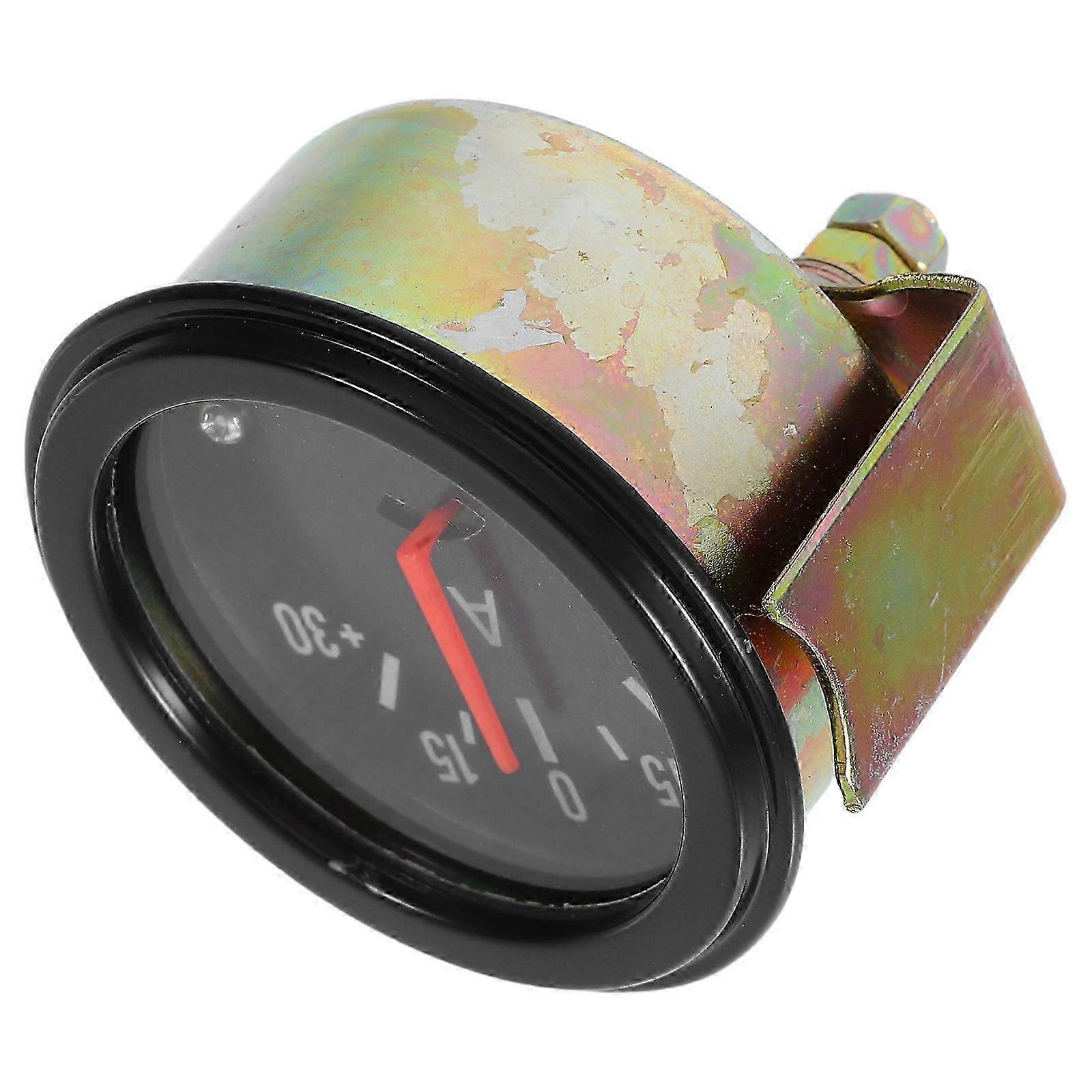 Analog Ammeter for Cars, Trucks, Tractors – Precise Electrical Monitoring, Metal Construction, Easy Installation, Intuitive Needle Display Edition 110