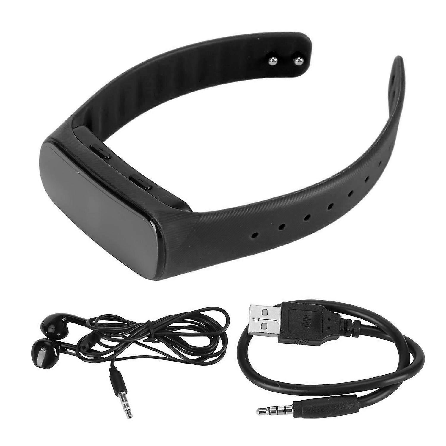 Voice Recorder Watch HD Noise Reduction Voice Activated MP3 Player Digital Recorder Wristband with D