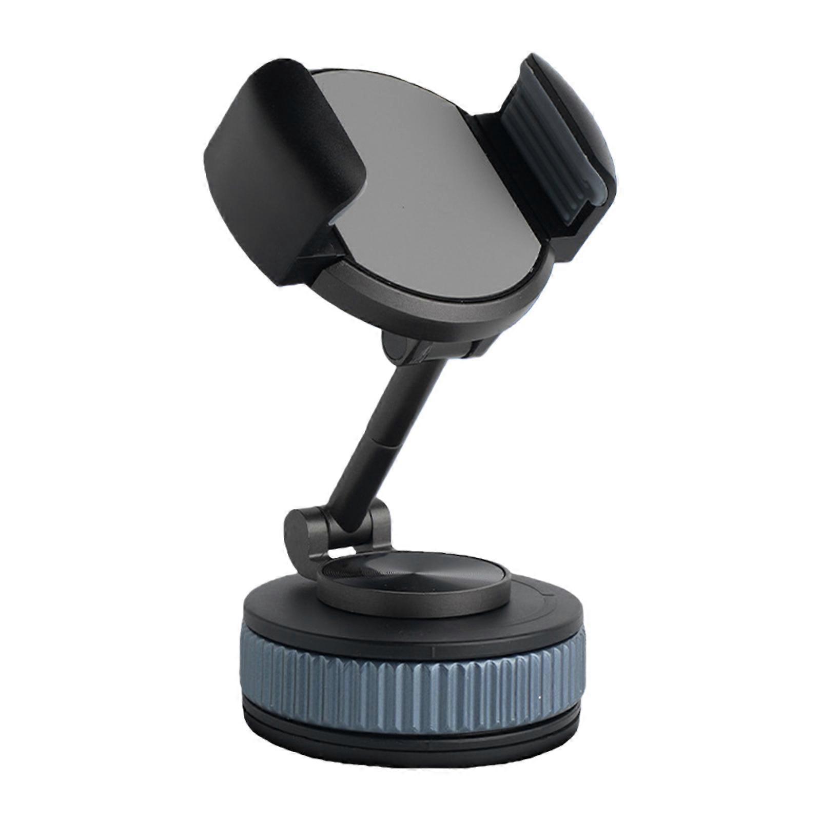 Antislip Car Phone Bracket Universal Vacuum Adhesion System Tool Less Mounting 360 Degree View Adjustment For 4.7-7.2Inch Smartphones Multicolor
