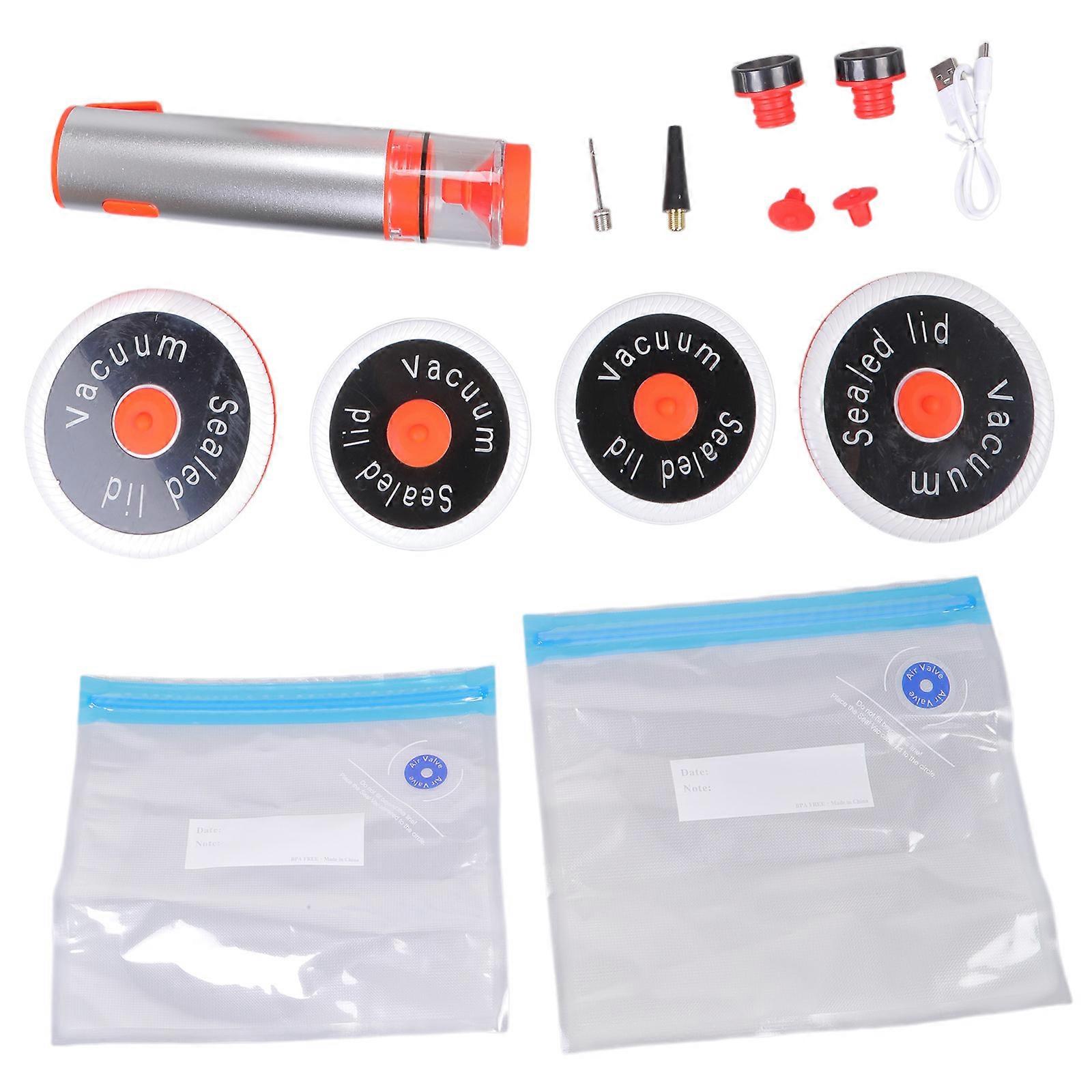 Ensemble de machines à emballer sous vide Food Savers, texture ABS, idéal pour divers contenants, multicolore