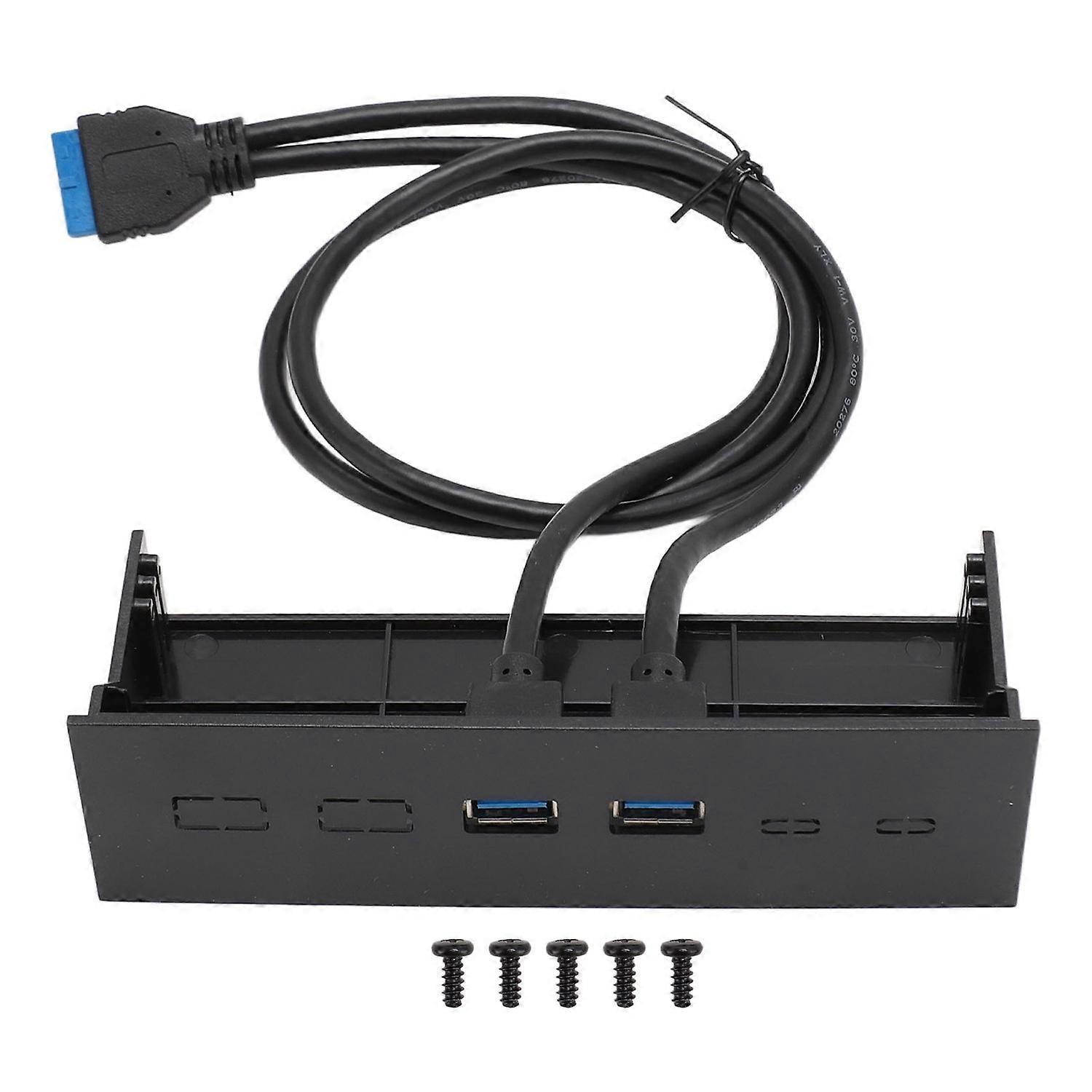 TXD167 5.25 Inch Front Panel USB Hub Dual Port 5Gbps USB3.0 Optical Drive Front Panel Computer Case 