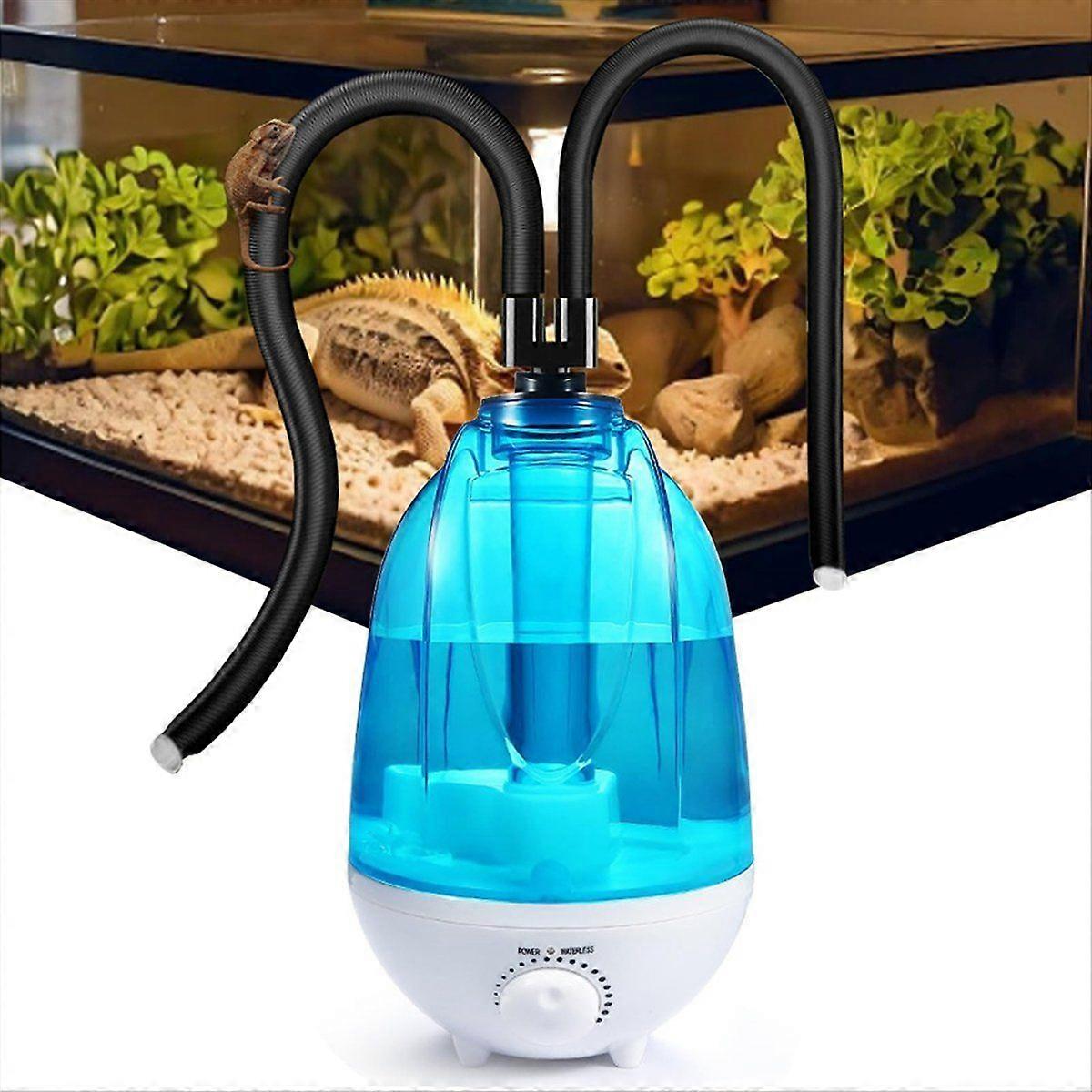 Reptile Humidifier Terrarium,4L Reptile Humidifier 300 Ml/H with 7 Colours of Night Light Function