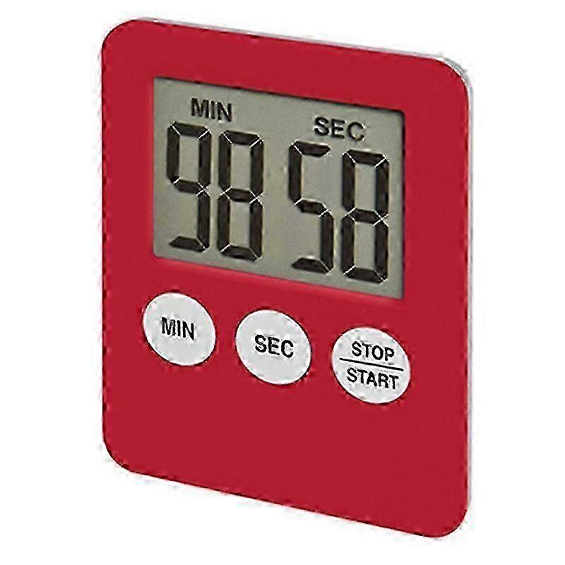 Thin square kitchen timer with LCD display