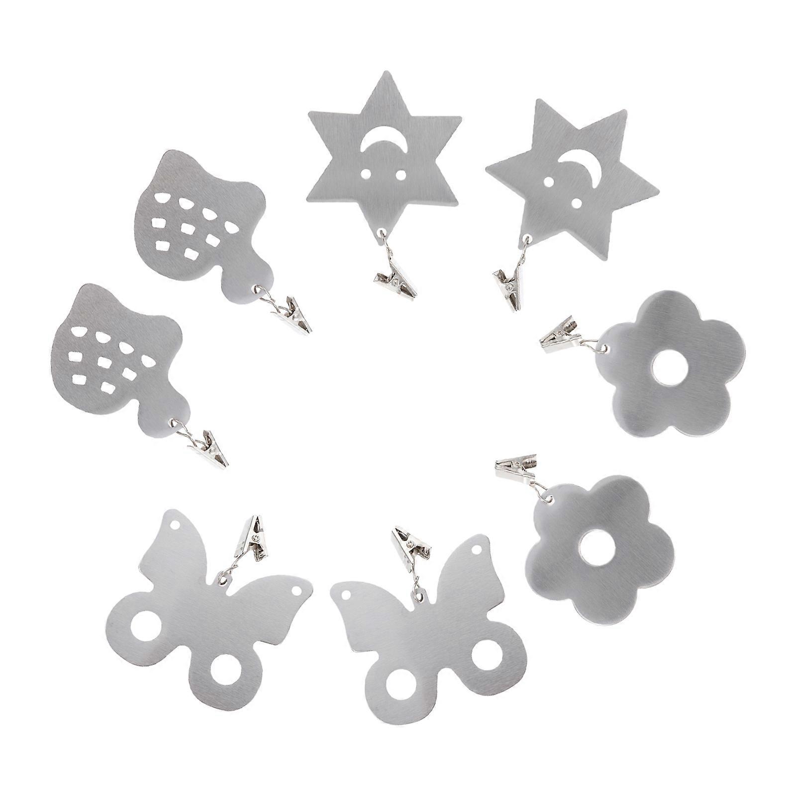 8pcs Tablecloth Fixing Clips Tablecloth Clips Sunflower Tablecloth Clips
