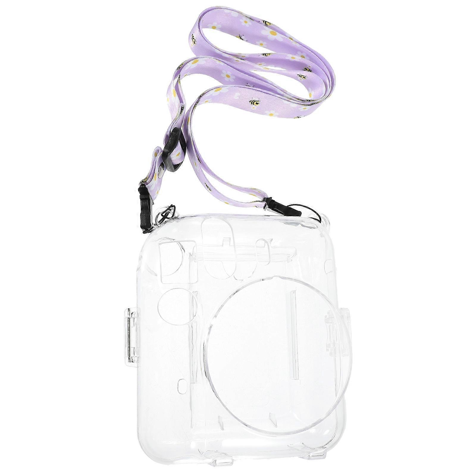 Camera Case Instant Camera Protective Shell Shoulder Strap Camera Case Compatible with Mini12 Camera