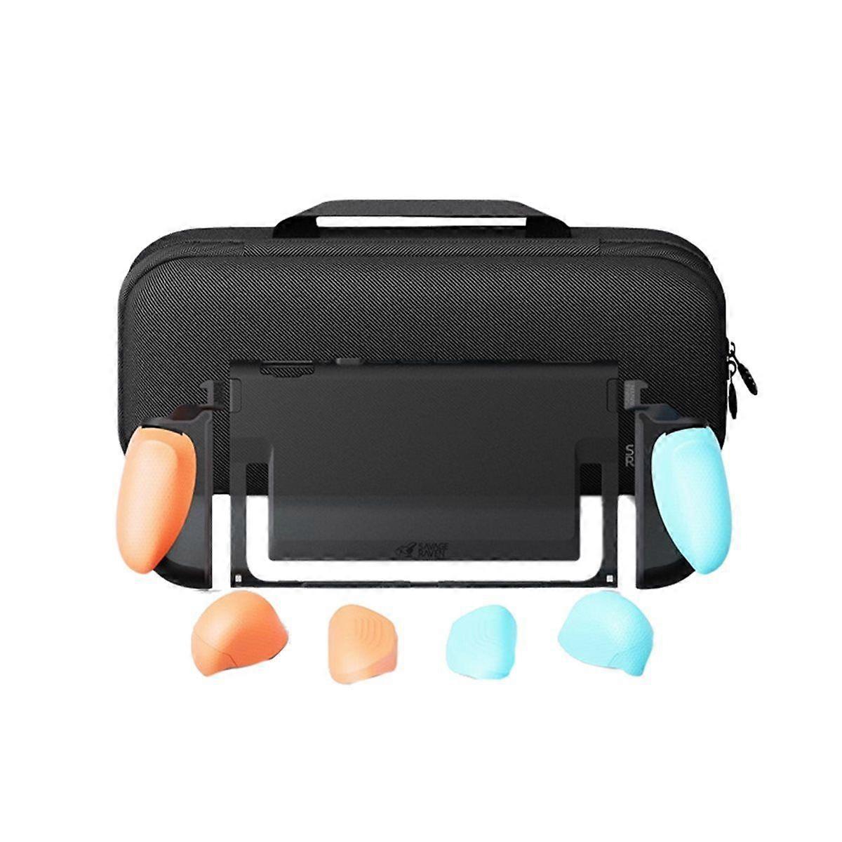 Protective Case for Switch 2 Split Shell with Storage Bag with Replaceable Handle Grips for NS2 Dust