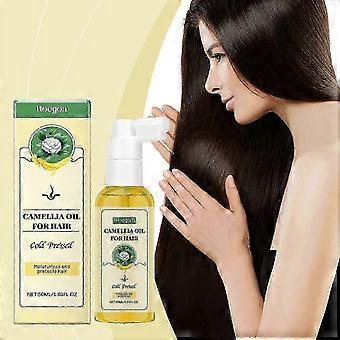 w Nourishing Hair Care Camellia Oil Spary, Herbal Extract Camellia Seed Oil Mist, Hair Care Oil Makes Hair Soft and Smooth, Moisturizing and Repai