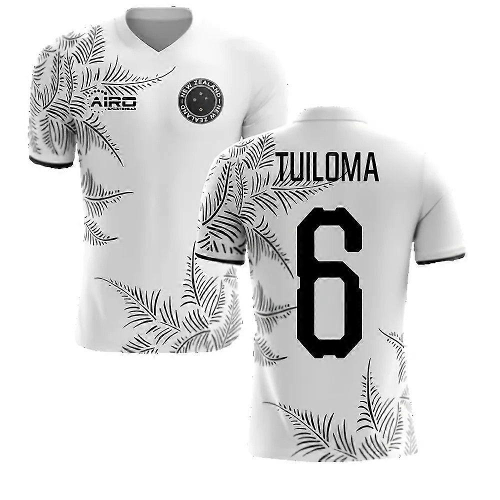 Airo Sportswear 2025-2026 New Zealand Home Concept Football Shirt (Tuiloma 6) White 4XL