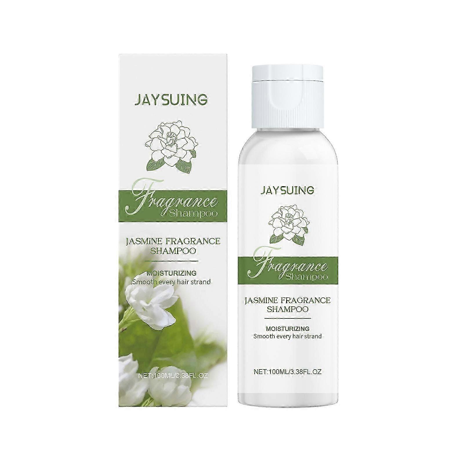 Jasmine Scented Shampoo for Women - Deep Cleansing & Nourishing with Shea Butter & Tocopherol - Relaxing Aroma, Travel-Friendly 100ml for Soft, Shiny