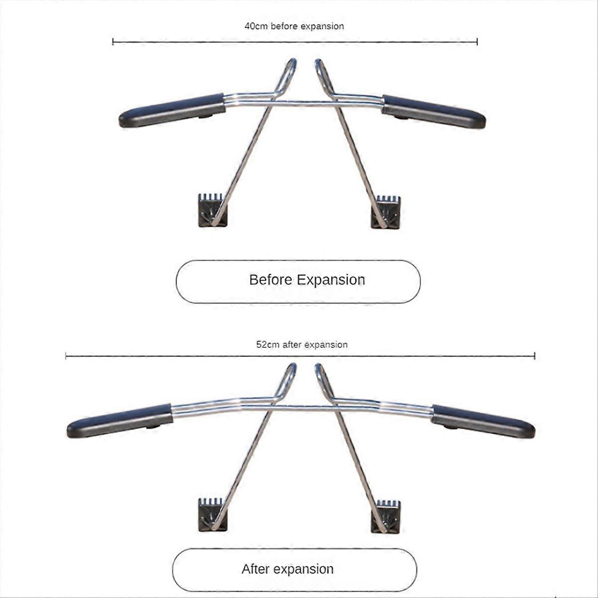 Seat Clothes Hanger Retractable Clothes Drying Rack(black)