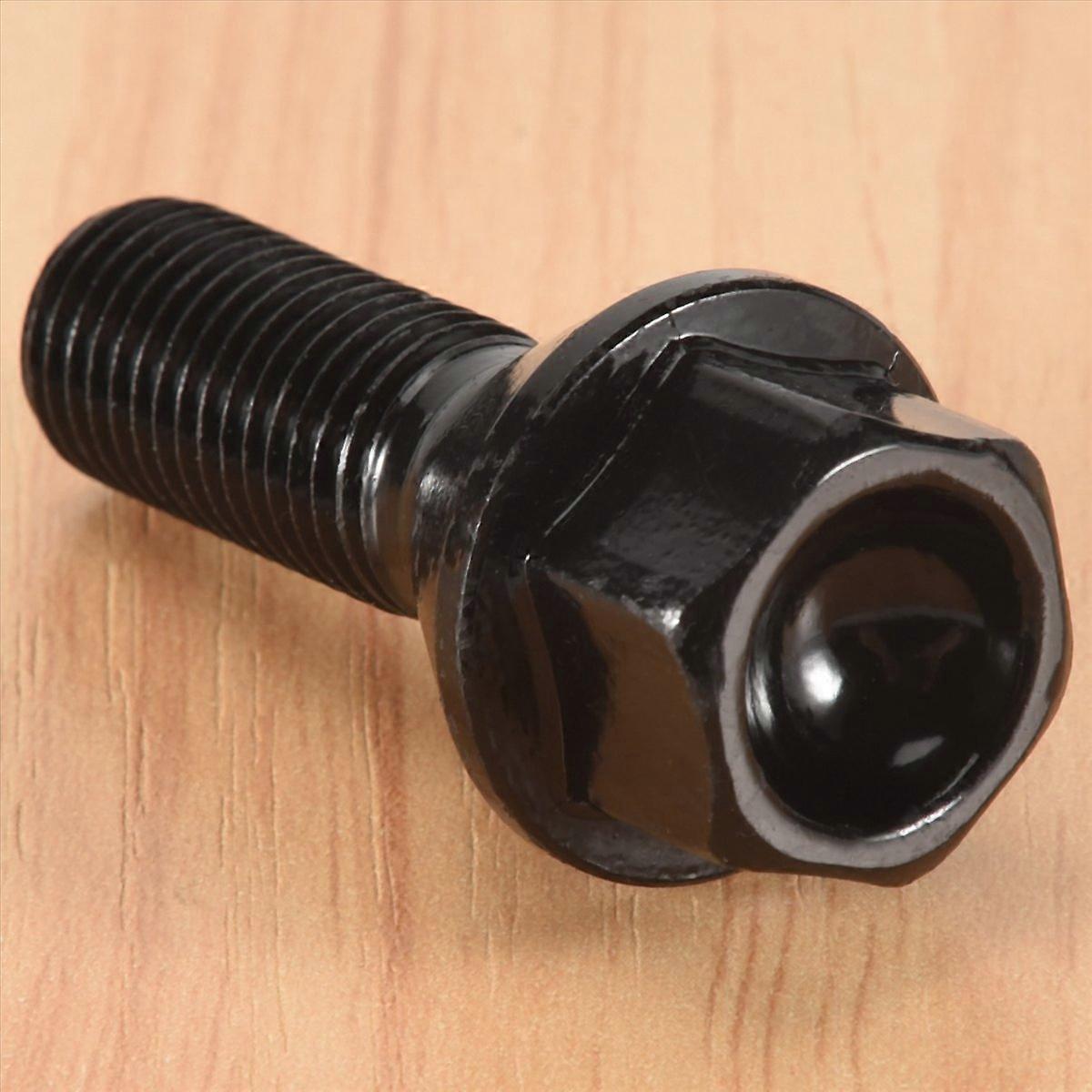 4Pcs Black Wheel Bolt Lug Nut for E30 E36 E46 E60 E90