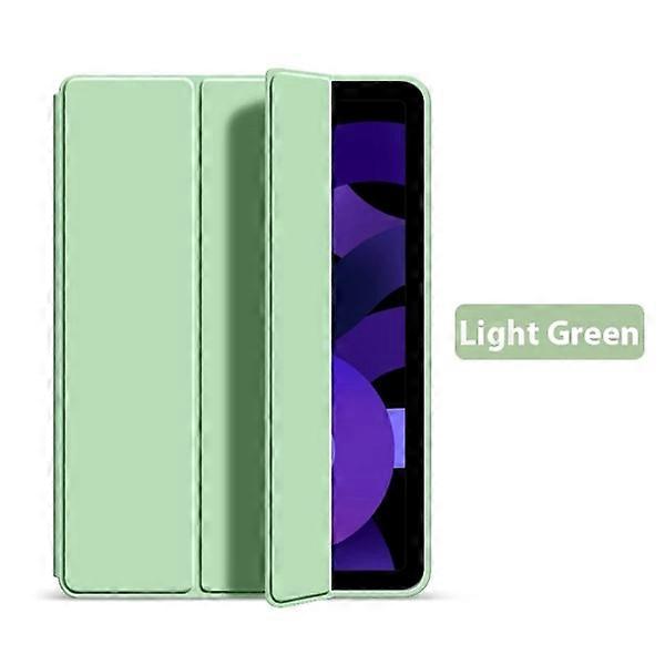 Capa compatível com iPad Pro 11, 12.9 e 13 polegadas M2, M3, 2025, 10ª geração, 10.9 polegadas, Air 6, 5, 4, 3, 9ª geração, 8ª geração, 7ª geração, 10.2 polegadas, Mini 6 e 7 - Verde Claro