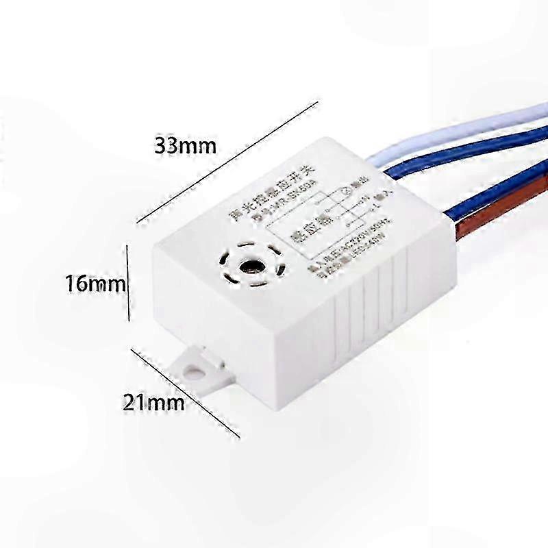 Smart Voice and Sound Sensor Light Switch, 220V Auto On/Off for Lights, Intelligent Detection Control System