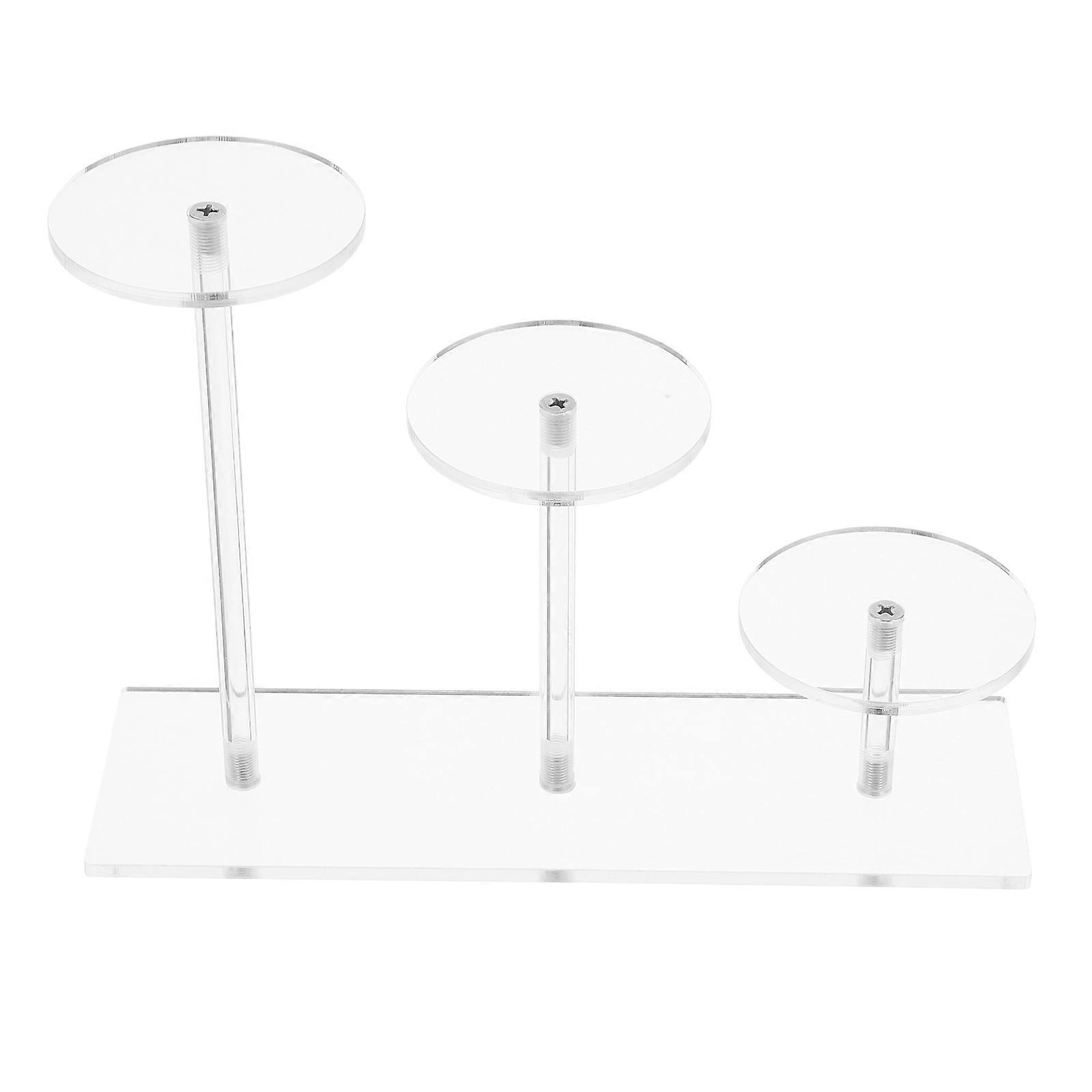 Clear Acrylic Display Holder for Jewelry Figures 1Set Multi-Layer