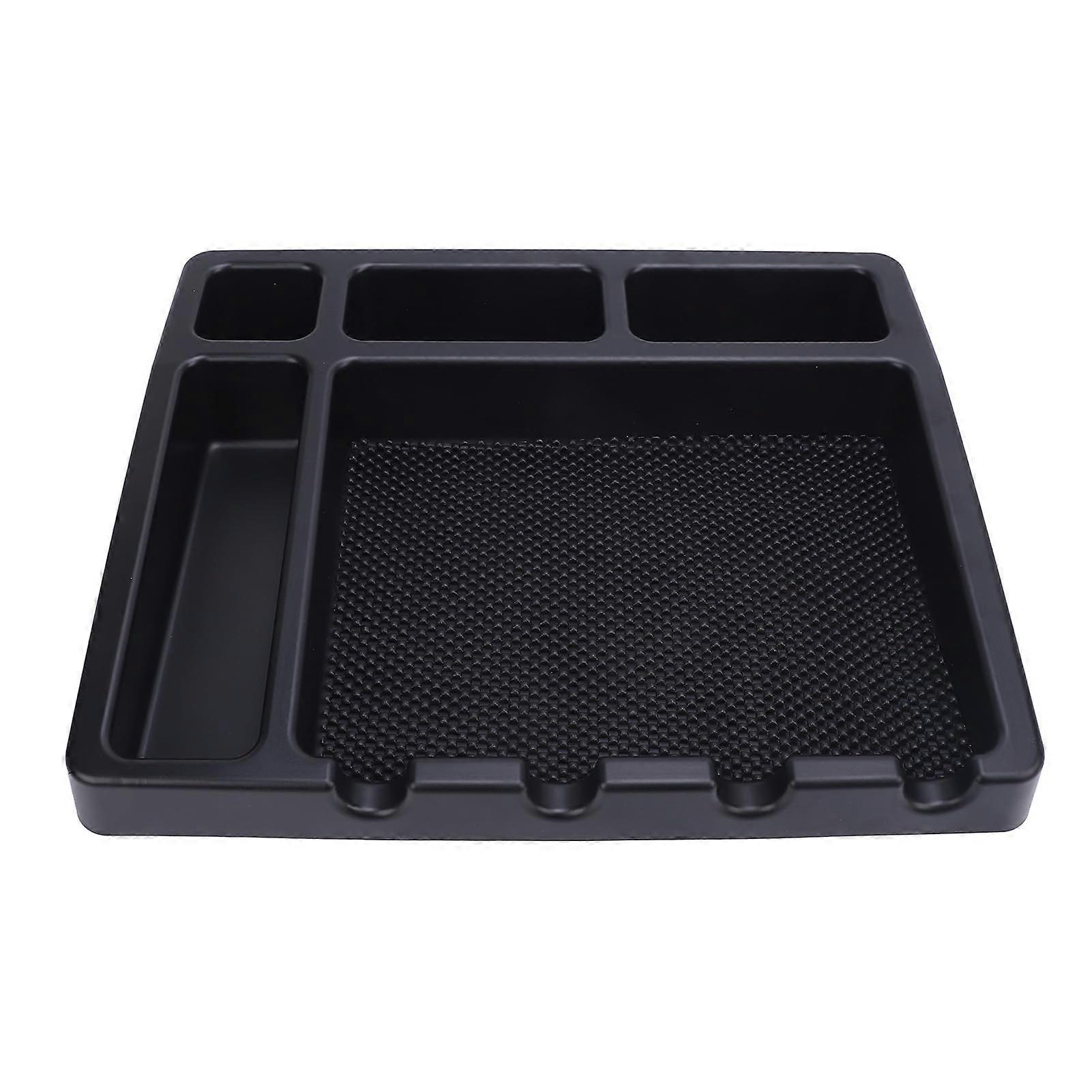 Barber Clipper Tray with 4 Grooves Hair Clipper Organizer and Non Slip Mat for Corded and Cordless Clippers