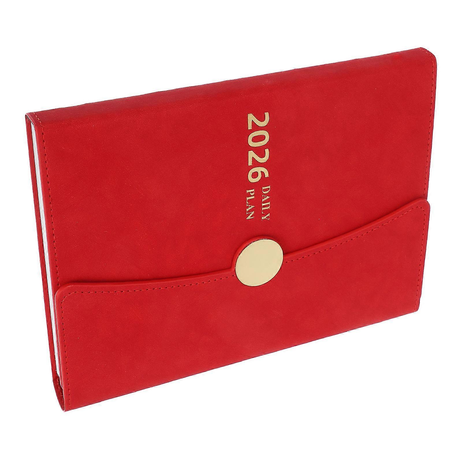 Daily Planner 4Pcs Stylish PU Cover Notebook for Daily Use