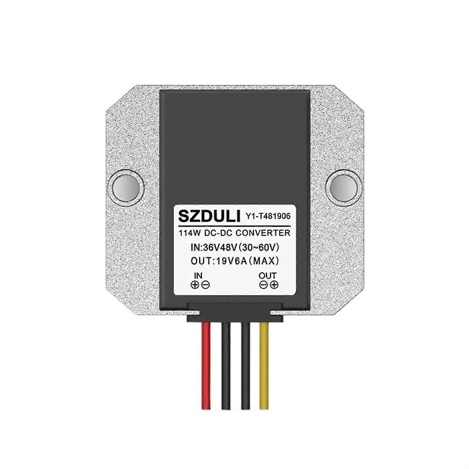 48V to 19V DC StepDown Converter 6A Wide Voltage Regulator 3060V Stable Power Supply