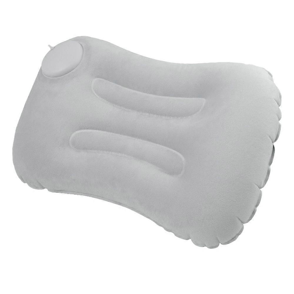 Komprimerbar, oppblåsbar nakke reisepute