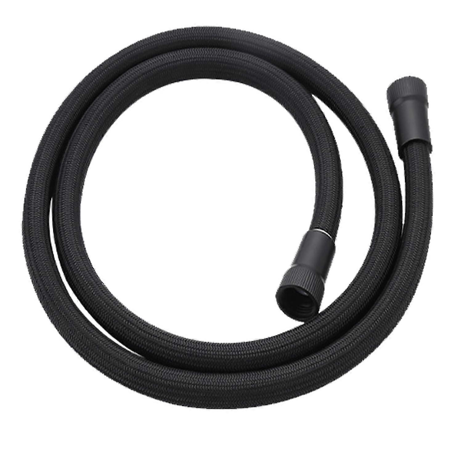 Handheld Shower Hose 59in Black AntiTangle LeakProof Universal G1/2 Bathroom Replacement