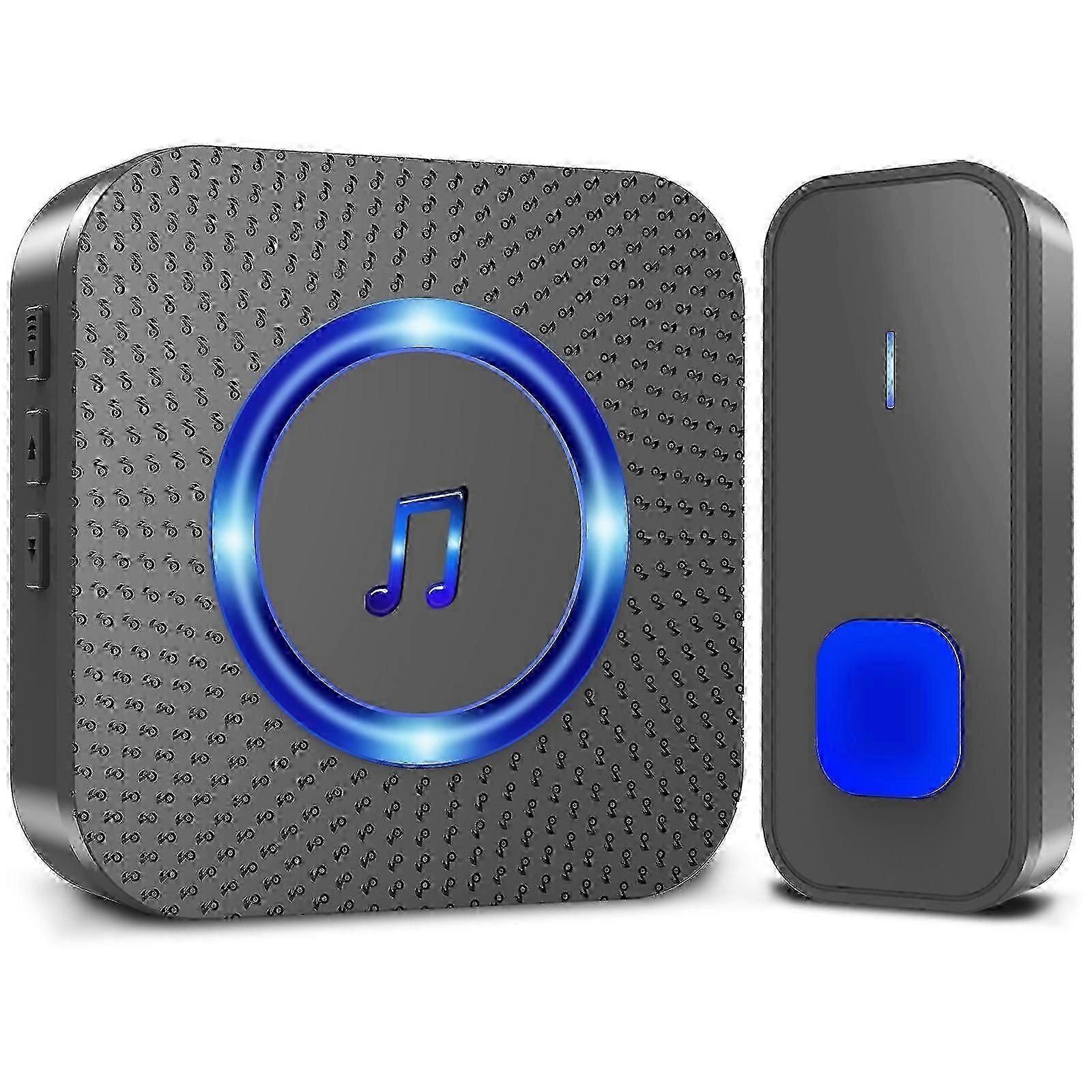 Doorbell Wireless Home Smart Elderly Caller Touch Button HL Music